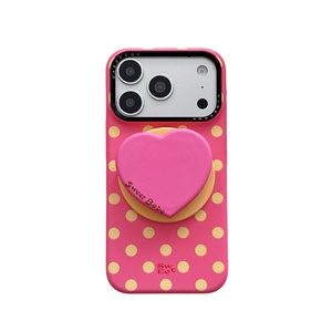 <span class=keywords><strong>Custodia</strong></span> per telefono antiurto IMD Wave Dot Love Bracket per <span class=keywords><strong>iPhone</strong></span> 17/16 <span class=keywords><strong>Pro</strong></span> Max, design di nicchia semplice con colori a contrasto - Product Image 5