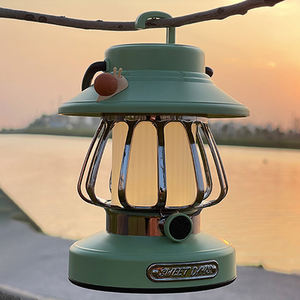 Linterna de Camping Portátil Retro al por Mayor con Atenuación Continua, LED de Escritorio, 3 Modos de Iluminación, Luz Colgante para Tienda de Campaña, Senderismo y Escalada - Product Image 2