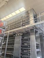 Nouvelle cage à poulets automatique de type H sur mesure, équipement d'élevage avicole automatisé OEM personnalisé en acier inoxydable galvanisé