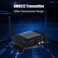 Éclairage de scène sans fil 2.4G DMX512 RGBW avec écran LCD pour projecteurs motorisés, contrôle de l'éclairage pour DJ, clubs, événements, fêtes et concerts
