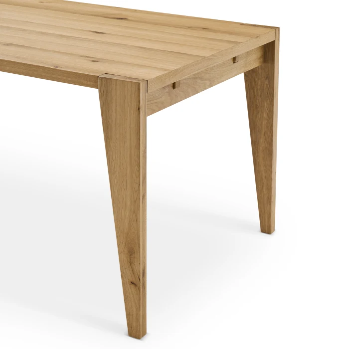 New Arrival Wholesale Home Furniture High Quality Set Solid Wooden Oak Extend Dining Table for Dinner Event