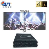 Processeur vidéo Bitvisus 2x1 3x1 3x2 4x3 Commutateur de processeur vidéo Programmable EDID Processeur vidéo 1x3 2x3 3x3 4K Multi-écrans