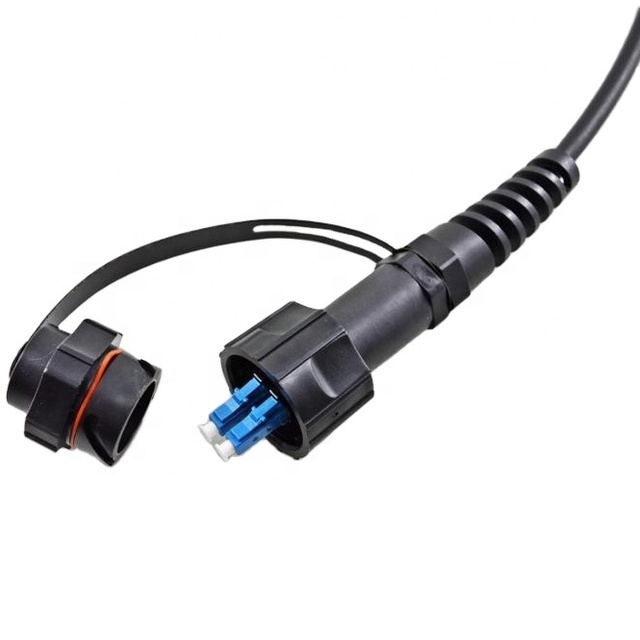 Fiber Optical Duplex LC patch cord FTTA RRH RRU ODVA waterproof connectors GJYFJH 5.0 /7.0mm indoor outdoor Cable