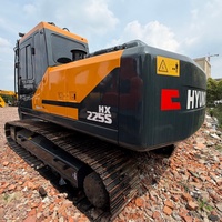 Harga Terjangkau Kualitas Tinggi Excavator Hidrolik Korea Asli 22 Ton Hyundai HX225s Crawler Excavator Bekas Dijual