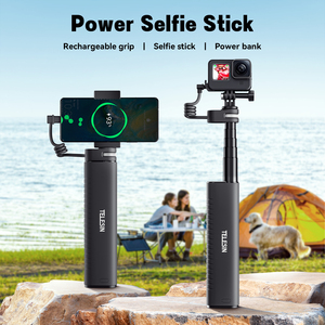 Chargeur PD <span class=keywords><strong>Telesin</strong></span> 18W, batterie rechargeable 10000mAh, bâton de selfie de 0,9 m pour <span class=keywords><strong>GoPro</strong></span>/téléphones mobiles - Product Image 3