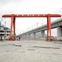 Pont roulant électrique robuste 16t 20t 32t à commande à distance pour la manutention de marchandises en extérieur, construction en acier