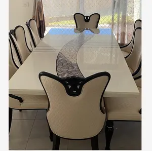 Modern design luxury 8 or 10 seater 2m or 2.4cm marble dining table