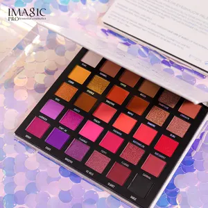 Palette de maquillage d'ombres à paupières mates végétaliennes de haute qualité Palette de fards à paupières multichromes à paillettes de longue durée