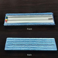 Recambio de Mopa de Microfibra Ecológica, Almohadilla de Limpieza con Código de Color para Áreas Públicas, Oficinas y Pisos Residenciales