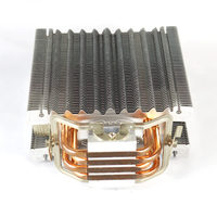 Estampage du tube du refroidisseur de processeur Dissipateur thermique à ailettes en métal personnalisé avec boucle Dissipateur de chaleur Boîtier d'ordinateur en cuivre Usb Aluminium Personnalisé