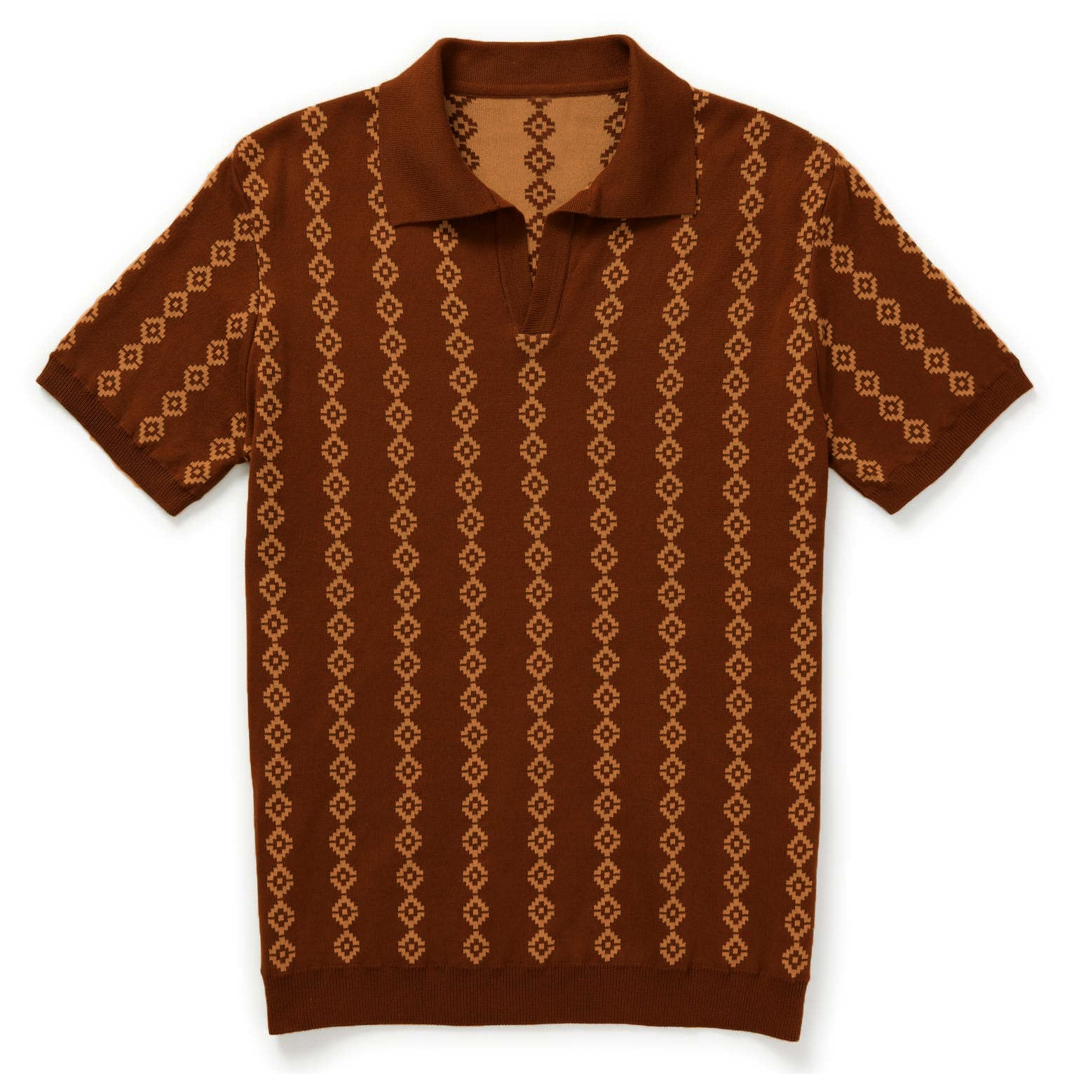 2026 New lb OEM ODM Mmall Batch Manufacturing of Summer Short Sleeve Spring Sweater Stripe Men Knitted Polo Shirt