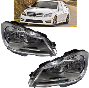 WELIFTRICH Front Lamp Headlight Auto Light System Halogen Headlights for Benz C-Class W204 2011-2013 OEM 2048204959 2048205059 - Product Image 1