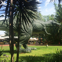 Usine chinoise de dinosaures animatroniques, grande statue de dinosaure réaliste pour attraction touristique haut de gamme et exposition thématique de musée commercial