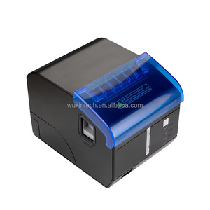 WUXIN <strong>3Inch</strong> USB+LAN Event 80 mm Ticket Thermal Printer POS Machine Small Thermal Receipt Printer Black/White in Stock POS System - Product Image 5
