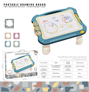 Bảng vẽ từ tính cho trẻ mới biết đi Nhựa Magna xóa được Doodle Board tablero magnetico phác thảo Doodle Pad - Product Image 4