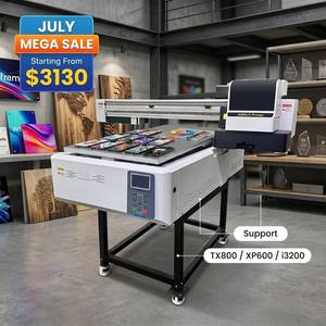 Wholesale A1 6090 Uv Flatbed Printer 2 TX800 Heads for Phone Case Pen Glass Acrylic Uv DTF Film Glass Wood <b>Printing</b> <b>Machine</b> - Product Image 1