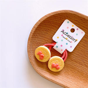 Accessori per ragazze bambini colorati Doodle Flower Hair Ties For Kids Set Bekyoot elastici per capelli per bambini Pigtail - Product Image 5