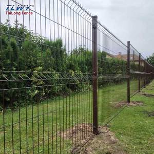 TLWY açık içi boş Metal mesajları ile galvanizli Metal tel çit 3d tasarım ev çevre çit için montajı kolay - Product Image 3