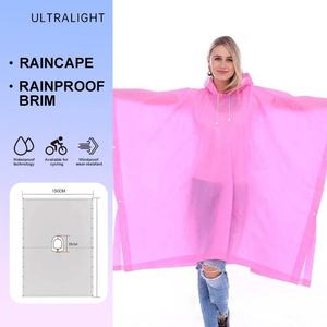 Imperméable réfléchissant réutilisable coupe-vent et imperméable en EVA à capuche pour taille <span class=keywords><strong>XL</strong></span> – Idéal pour les sports de plein air : randonnée, cyclisme - Product Image 5