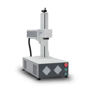 Fiber laser marking machine 30w raycus laser with rotary for makring on rings