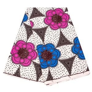 Tissu en polyester imprimé à la cire, tissu pour vêtements africains pour femmes, tissu pour robe de soirée, tissu Ankara Batik, vente en gros - Product Image 2