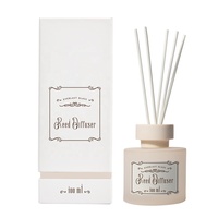 Diffuseur de parfum d'ambiance de luxe à bâtonnets, huile essentielle, coffret cadeau, flacon en verre avec bouchon à vis