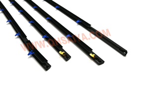 Joint d'étanchéité de porte arrière, garniture de moulure de fenêtre, pièce automobile 72950-S84-A01 pour Honda Accord 1998-2002 CF8 CF9 CG1 CG5 <span class=keywords><strong>CG6</strong></span> - Product Image 4