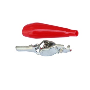 Các Loại Khác Nhau Kiểm Tra Alligator <span class=keywords><strong>Clips</strong></span> Thiết Bị Đầu Cuối Điện Crimping Clip Với Khởi Động - Product Image 4