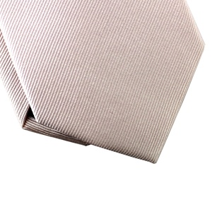 Shengzhou Fabricant Vente en gros Cravate personnalisée Jacquard tissé gros-grain <span class=keywords><strong>Repp</strong></span> couleur unie luxe hommes 100% Cravates en soie Nude - Product Image 3