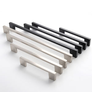 Gagang Kabinet Furnitur Laris Manis, Bahan Aluminium Alloy, Finishing Nikel Brushed, Gagang Tarik untuk Lemari Dapur dan Laci - Product Image 2