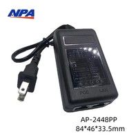 Injecteur PoE passif 48V, Ethernet 10/100Mbps, adaptateur d'alimentation 24W pour caméra IP, AP sans fil, réseau domestique et de bureau