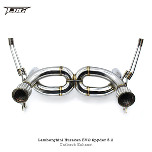 <span class=keywords><strong>Escape</strong></span> Catback para <span class=keywords><strong>Lamborghini</strong></span> Huracan STO/EVO Spyder/Technica 5,2 2019-2020 silenciador de tubo de <span class=keywords><strong>Escape</strong></span> de acero inoxidable - Product Image 4