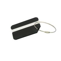 Étiquettes à bagages en aluminium avec logo personnalisé Matériau métallique Carte d'embarquement