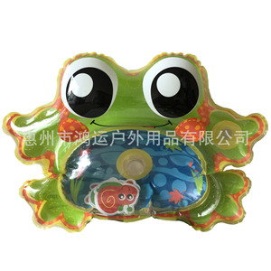 Alfombra inflable de agua con forma de rana para niños, material de PVC de 35 cm, uso doméstico - Product Image 1