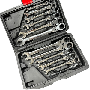 Juego de llaves de vaso métricas ajustables de <span class=keywords><strong>8</strong></span>-19Mm, 12 piezas, con caja, Kit de herramientas de mano duradero, garaje para uso en el hogar - Product Image 5