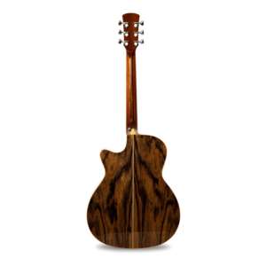 Guitare acoustique à 6 cordes en épicéa massif avec amplificateur - Product Image 2