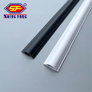 Fire Proof Arc Floor PVC Trunking Multi Compartment Half Round Cable Trunking Duct