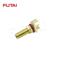 Conector Coaxial RF Impermeable de Alta Frecuencia DC~11GHz, Conector SMA Hembra para Montaje en PCB, IP67