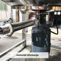 Machine de mélange cosmétique automatique à engrenages avec agitateur, en acier inoxydable SUS304, 200L/500L, haute productivité