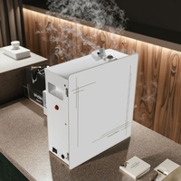 Diffuseur d'huiles essentielles électrique mural en métal à grande capacité, contrôlé par application, pour aromathérapie et diffusion de parfum