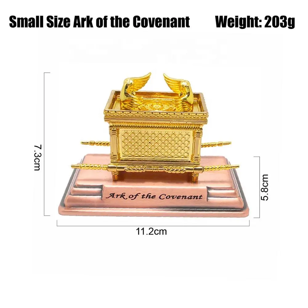 Metal Ark of the kesaksian or the Ark of God model kado religius