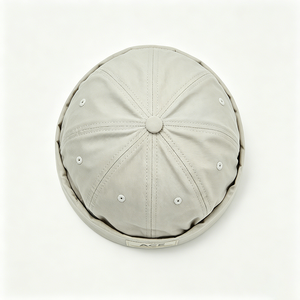 Casquette Docker Vintage sans Bord en Coton pour Adultes, Chapeau Melon à Revers Roulé, Étiquette Tissée Personnalisée, Vente en Gros, Usage Quotidien pour Hommes - Product Image 4