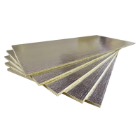 CODEMARK 32kg 48kg Panneau perforé en laine de verre jaune 25mm 50mm UET Échantillon gratuit pour climatiseur et CVC