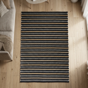 Star Hometex High Demand Handwoven Wool/Cotton Non-Slip Striped Medium Pile Customized <b>Thickness</b> Modern Area <b>Rug</b> for Outdoor - Product Image 6
