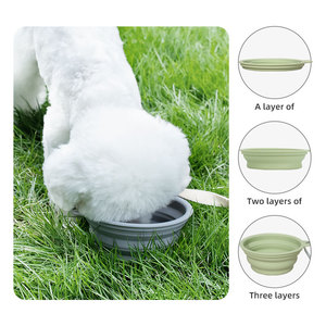 Tazón <span class=keywords><strong>Plegable</strong></span> de Silicona para Comida y Agua para Mascotas, Personalizado, Ecológico, Sublimable, Portátil para Viajes - Product Image 5