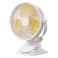 Mini Ventilador USB de Plástico con Clip, para Dormitorio, Hogar y Oficina, con Motor sin Escobillas - Venta al por Mayor
