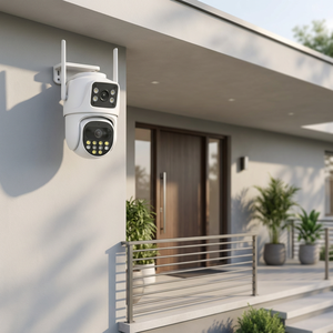 Cámara Domo PTZ Inalámbrica <span class=keywords><strong>ICSEE</strong></span> de 6MP, Lente Dual, Alarma de Movimiento, CCTV, Seguridad, Visión Nocturna a Color, Cámara de Vigilancia - Product Image 1