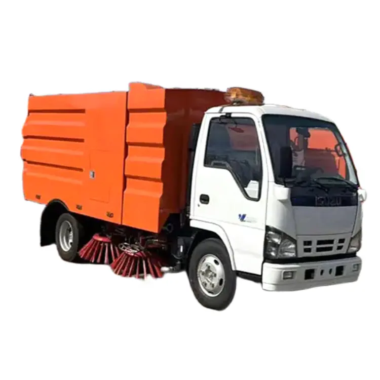 Personalizado Isuzu 8000 Litros Vacuum Road Sweeper Limpeza Caminhão Com Tanque De Água para venda