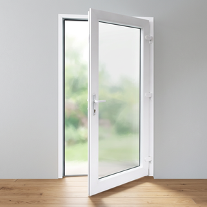 Puerta Corredera Doble Hoffen Pro 200x205, Blanca, de Fibra de Vidrio, Insonorizada, Impermeable, con Aislamiento Térmico, Moderna, para Dormitorio u Hospital - Product Image 3