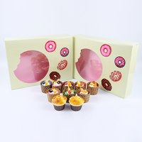 Personnalisé Écologique Pâtisserie Rapide Snack Boulangerie Gâteau Au Chocolat Pain Mochi Donut Sushi Boîtes À Biscuits À Emporter Emballage Design